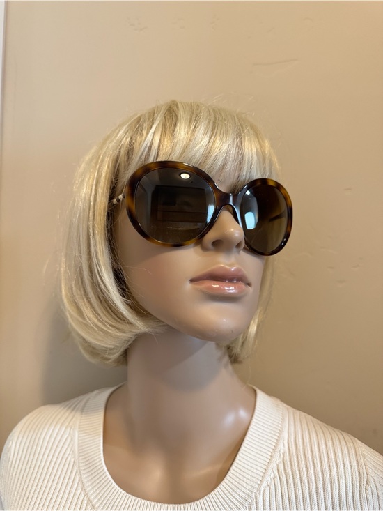 Burberry Tortoiseshell Polarized Sunglasses with Brown Lenses main image 12